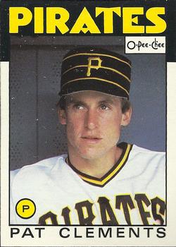 1986 O-Pee-Chee Baseball Cards 283     Pat Clements